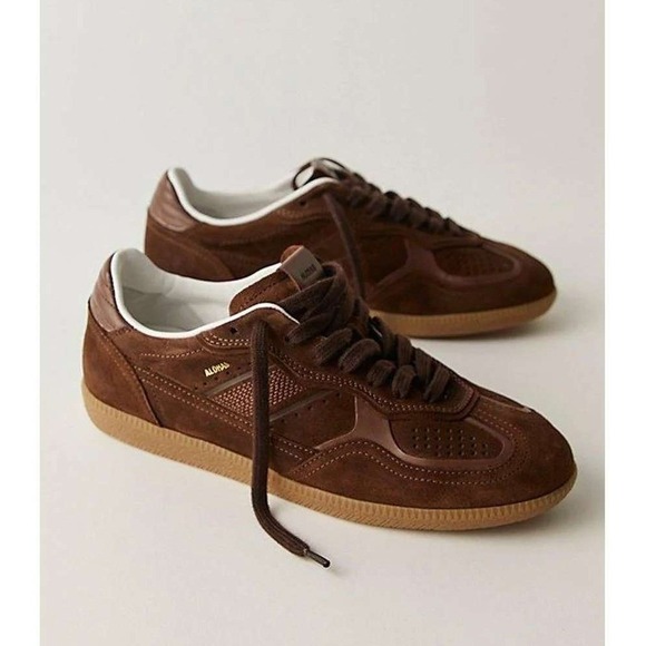 ALOHAS Shoes - NEW ALOHAS Tb.490 Rife Chocolate Brown Leather Suede Sneakers Size 39